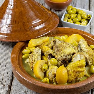 Tagine De Poulet Au Citron