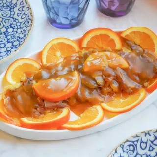 Pato a la naranja