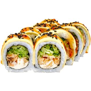 Чіз рол з печеним лососем (260г)