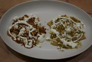 Chilaquiles salsa verde (300 G.)