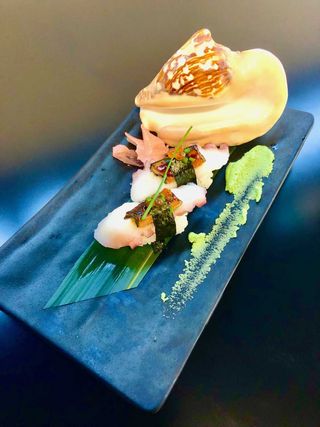 Niguiri Polvo e Unagui (2 un)