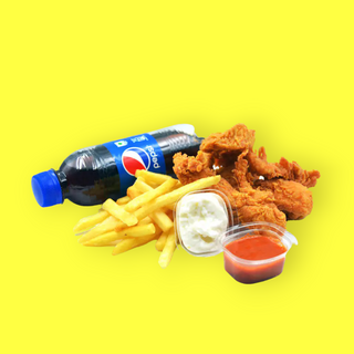 Menú Alitas De Pollo (5 Uds.)