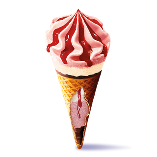 EXtrem de fresa y nata