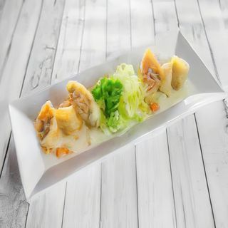 Rollito tailandés de pollo y vegetales