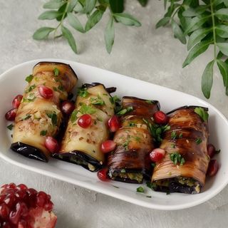 Berenjena Con Salsa De Nueces