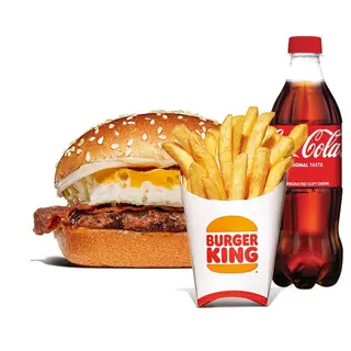 Egg and Beef Burger Regular-Meal