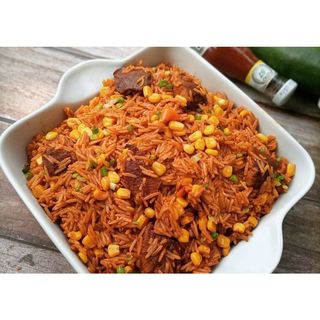 Special jollof rice (2 spoons)