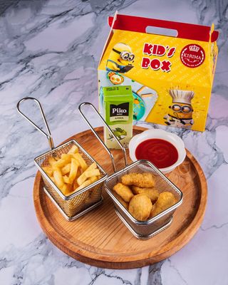 Детский бокс с наггетсом