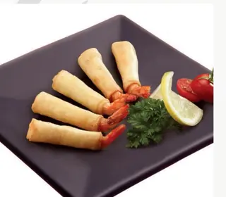 Rollitos de gambas