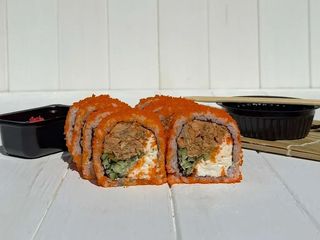 Каліфорнія з жареним лососем (370гр.) (8 шт./370g)