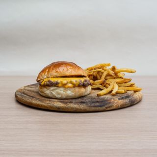 Cheese burger - menu