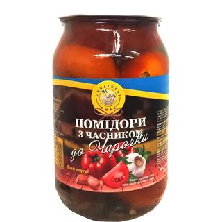 Pomidory czerwone z czosnkiem “Do Charochky” 900g