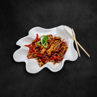 ლაფშა ქათმით