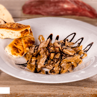 Tiras solomillo al Foie