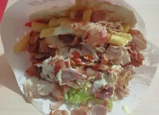 Menu panino kebab