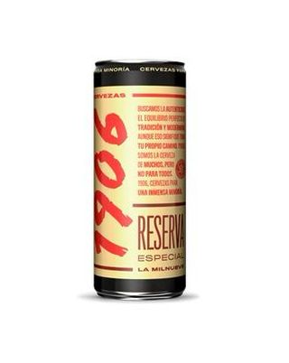 Cerveza Estrella Galicia reserva 1906 (330 ml.)