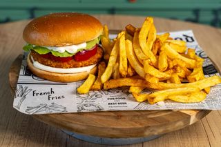 Burger de pui crispy