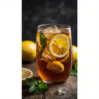  Iced tea    fruits rouges 