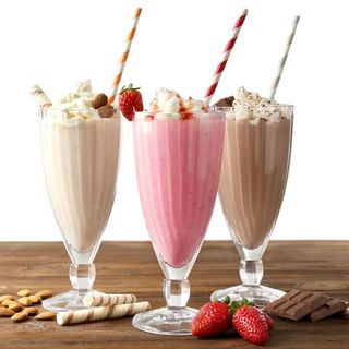 Batido de Plátano con Galletas María y Caramelo