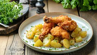 Pomme De Terre + ¼ De Poulet