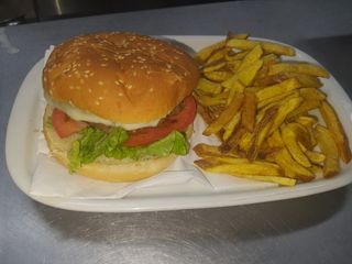 Hambúrguer com Batata