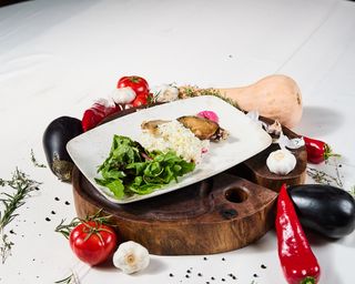 Pulpa de rata cu orez aromatizat