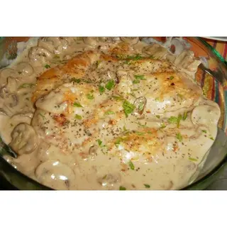 75.Frango com Cogumelos