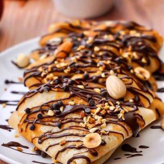 Crêpes Nutella & Amande