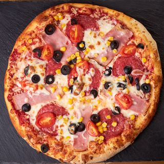 Pizza Yummy cu blat cheesy Ø32cm