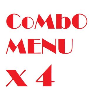 Combo Menu x 4 