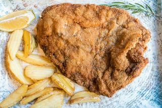 Milanesa De Ternera( con papas fritas)