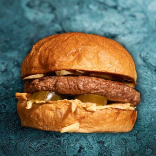 Vege 2 burger & pomfrit