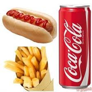 Menù hot dog - normale