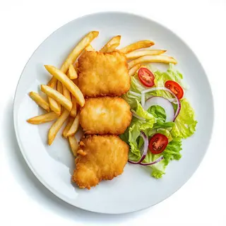 Plato Pescado Empanado
