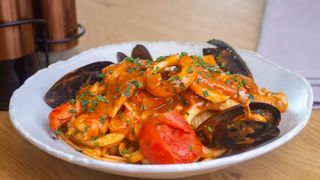 Paste cu fructe de mare