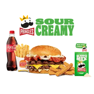 Combo Pringles Sour Creamy Doble Carne