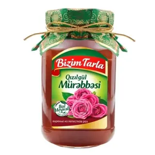 BIZIM TARLA konfitura z płatków róży 400gr	
