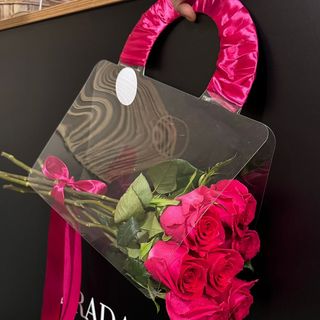 Trendy Bag cu 5 trandafiri