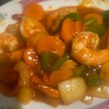 Langostinos Con Salsa Picante