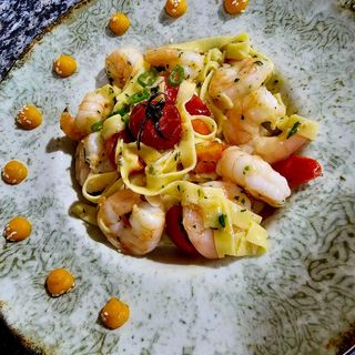 Tagliatelle cu creveti