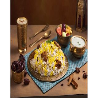 Mutton Biryani with Raita, salad and Coca-Cola Original 350ml PET