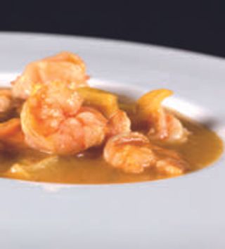 190 Gamberi curry al latte di cocco