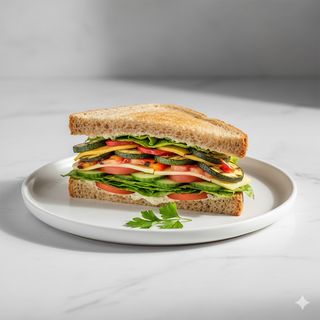 Sándwich mixto vegetal