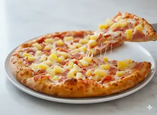 Pizza Hawaiana (30x30 Cm.)