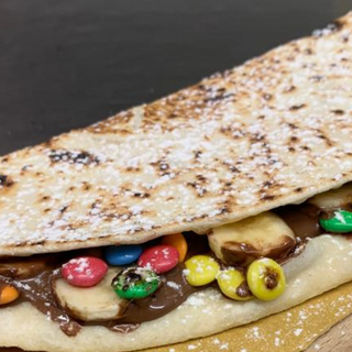 Crema di nocciole e smarties