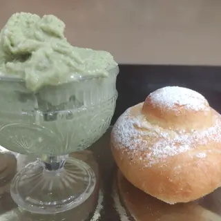 Granita pistacchio e brioches