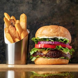 Kebab burger menu