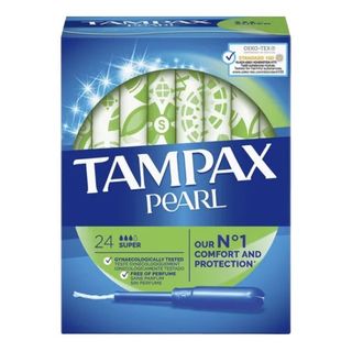 Tampones Pearl Super Tampax 24 Ud.