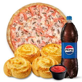 Capricciosa XL + Cheese Rolls + Pepsi 1,5L