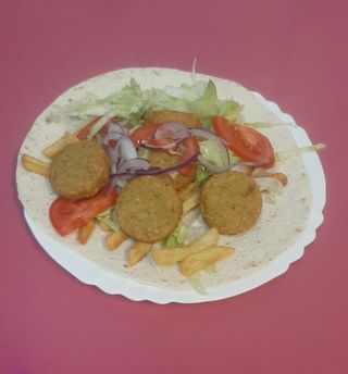 Piadina falafel 